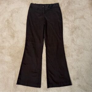 Tracy Evans Limited Brown Wide Leg Dress Pants Cotton‎ Blend Stretch Sz 3